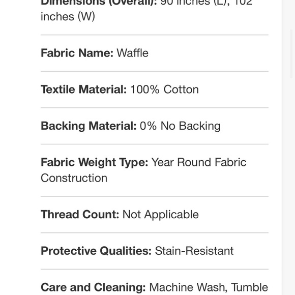 100% Cotton Soft All-Season Waffle Weave Blanket. King - Picture 5 of 8